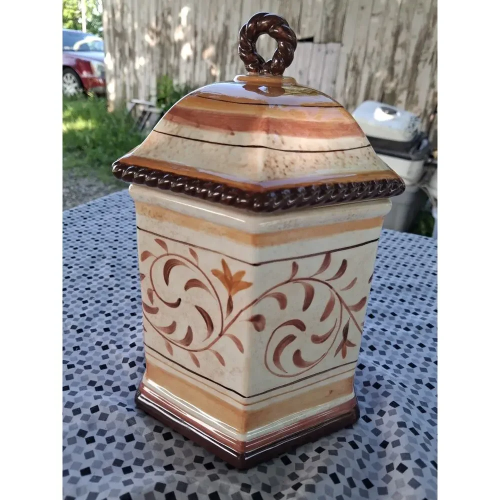 Pamela Gladding Certified International Tuscany Cannister
